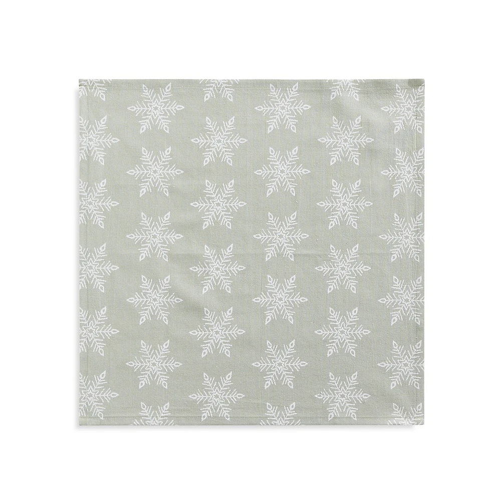 Holiday First Snowflake Set Of 2 Napkins