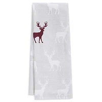 Linge à vaisselle des fêtes à motif de cerfs