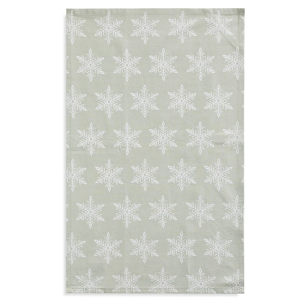 Holiday First Snowflake Single Tea Towel