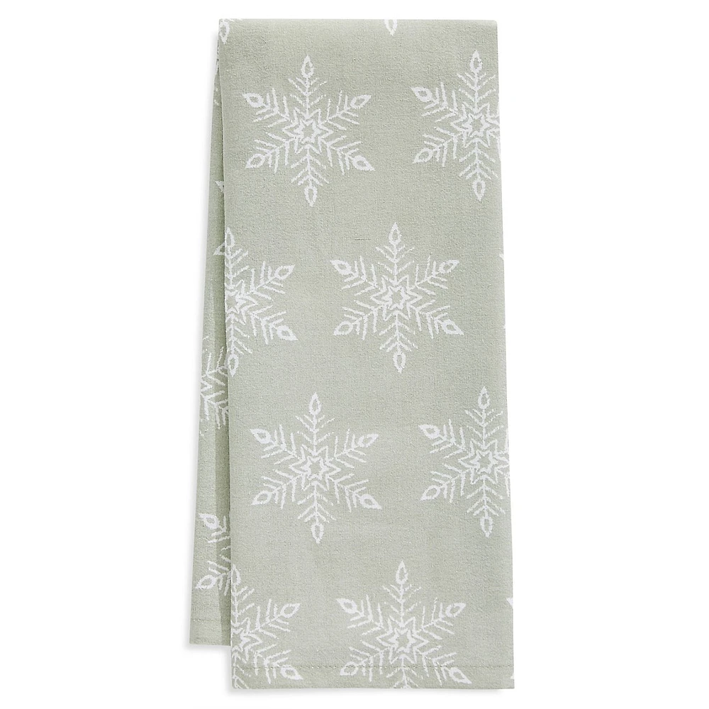 Holiday First Snowflake Single Tea Towel