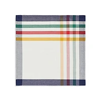 2-Piece Multistripe Plaid Napkins Set