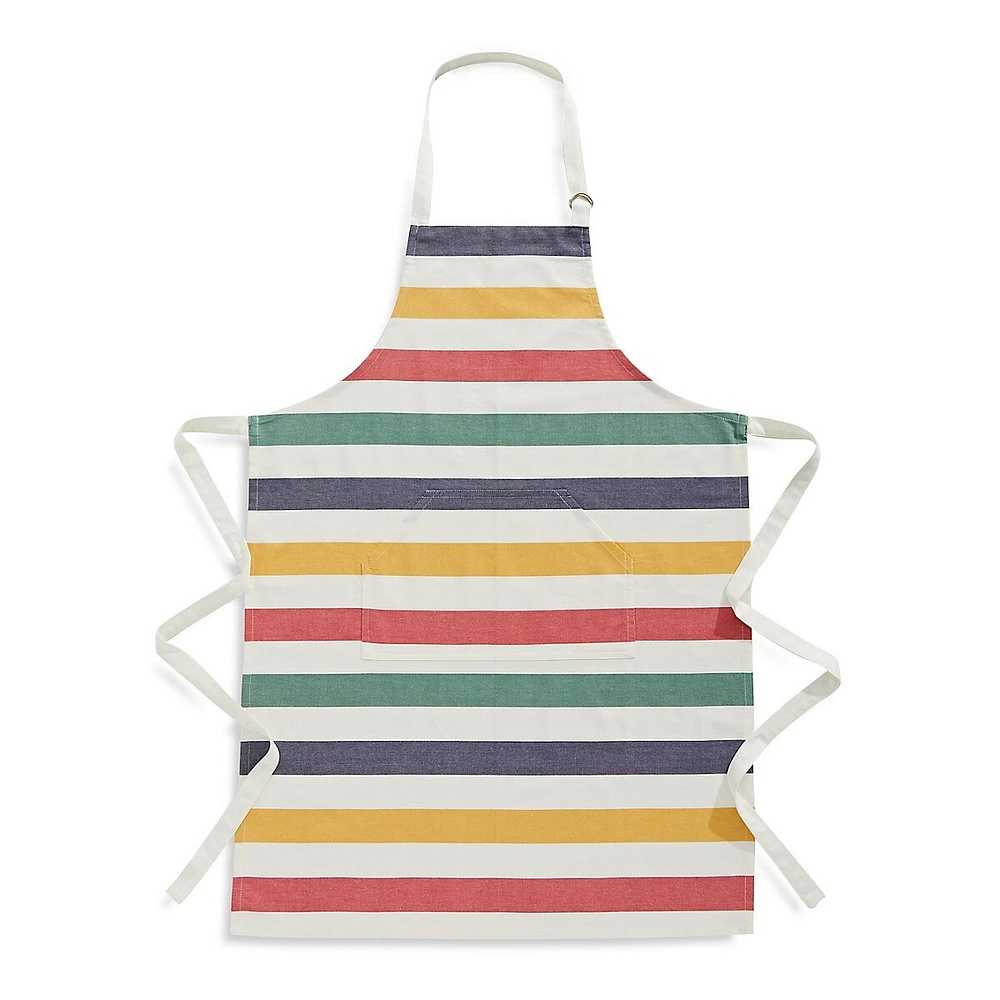 Multistripe Apron