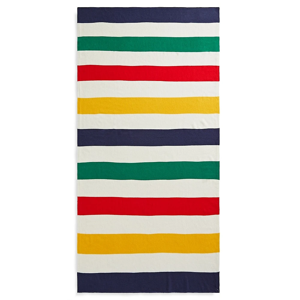 Lightweight Multistripe Merino Wool & Cashmere Scarf