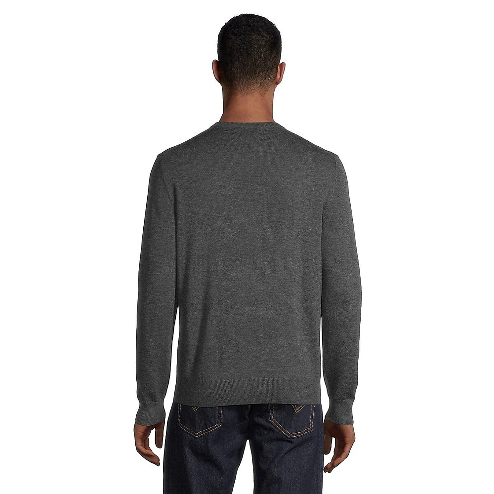 Milo Merino Wool Basic V-Neck Sweater