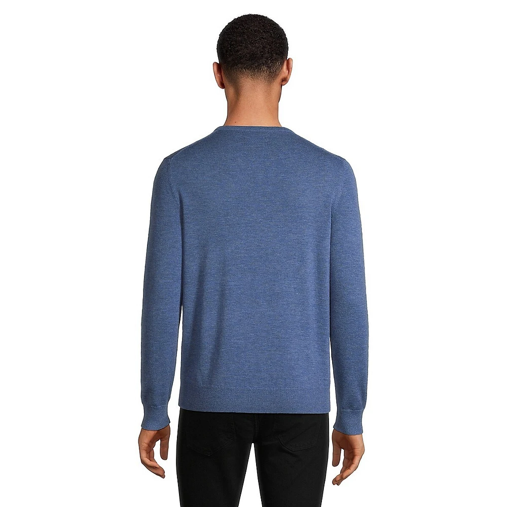 Milo Merino Wool Basic V-Neck Sweater