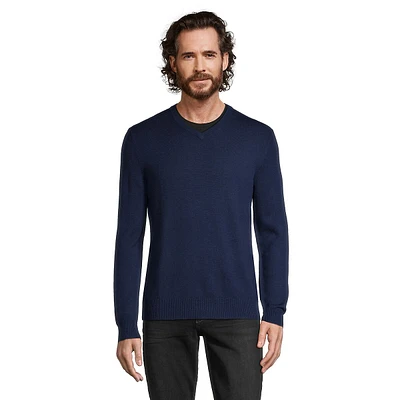 Milo Merino Wool Basic V-Neck Sweater