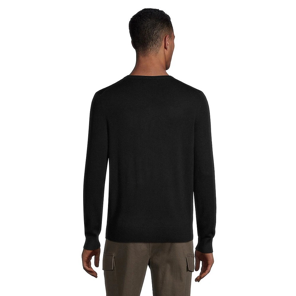 Milo Merino Wool Basic Crewneck Sweater