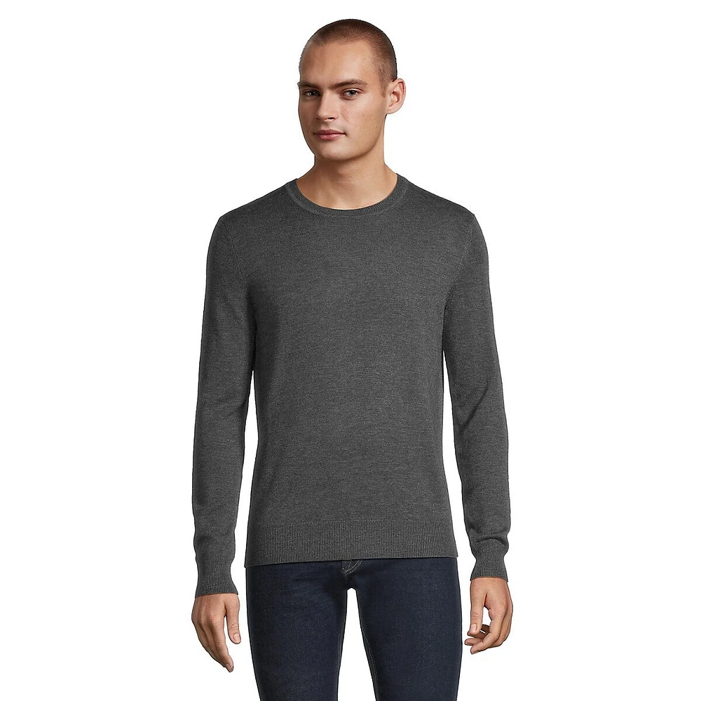 Milo Merino Wool Basic Crewneck Sweater