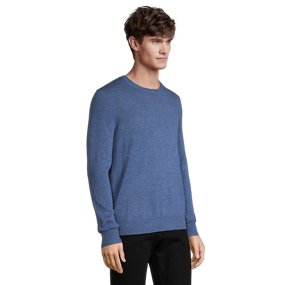 Milo Merino Wool Basic Crewneck Sweater
