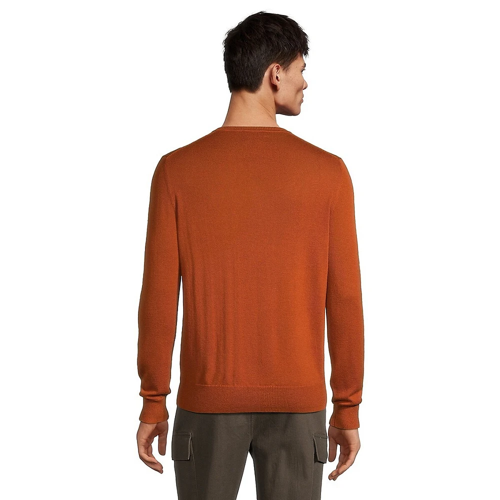 Milo Merino Wool Basic Crewneck Sweater