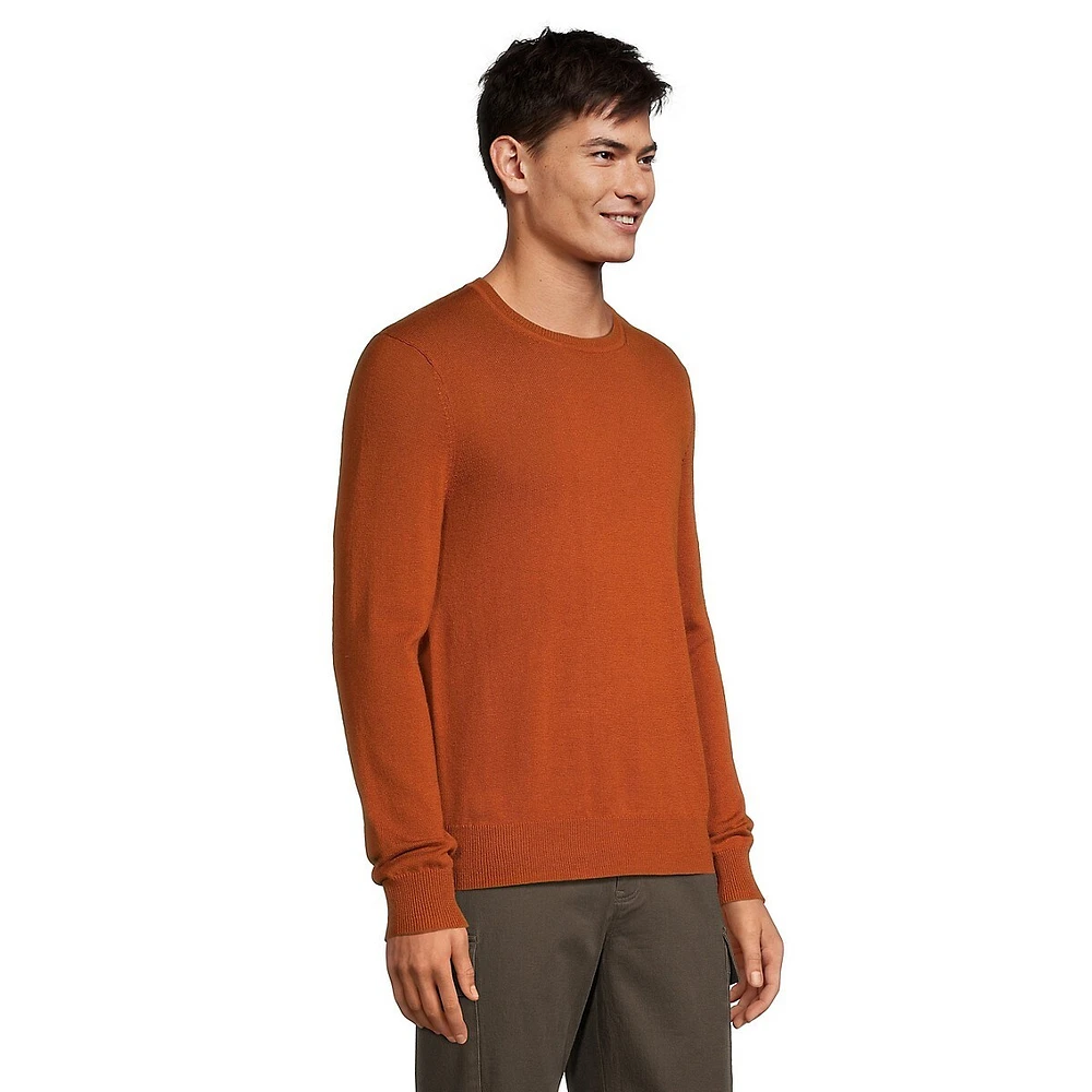 Milo Merino Wool Basic Crewneck Sweater