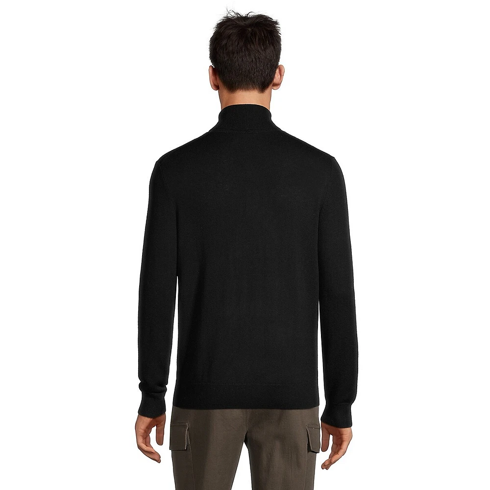 Milo Merino Wool Basic Turtleneck Sweater