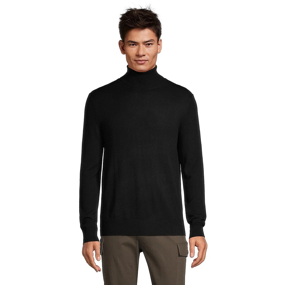 Milo Merino Wool Basic Turtleneck Sweater