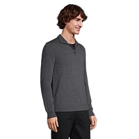 Milo Merino Wool Basic Quarter-Zip Sweater