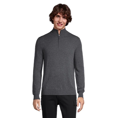 Milo Merino Wool Basic Quarter-Zip Sweater