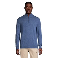 Milo Merino Wool Basic Quarter-Zip Sweater