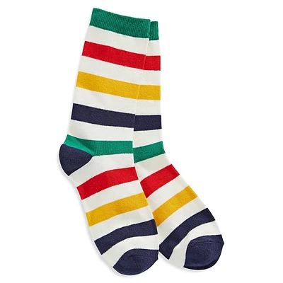 Unisex Adult Multistripe Trouser Socks