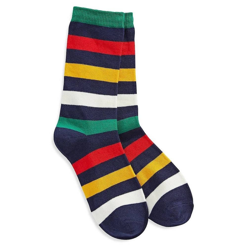 Unisex Adult Multistripe Trouser Socks