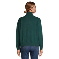 Cashmere Half-Zip Mockneck Sweater