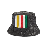 Multistripe Puffer Bucket Hat