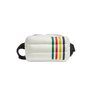 Multistripe Puffer Crossbody Bag