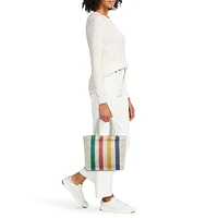 Multistripe Mini Tote