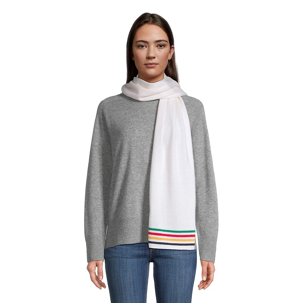 Multistripe Cashmere Scarf