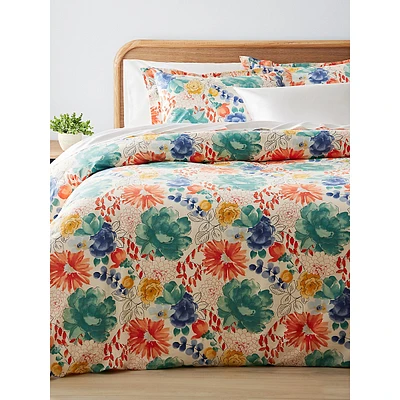 Azalea Cotton Duvet Cover Set