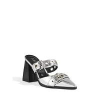 Krushh Point-Toe Grommet Slide Sandals