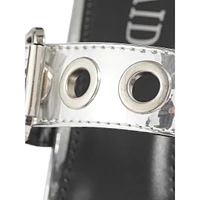 Krushh Point-Toe Grommet Slide Sandals
