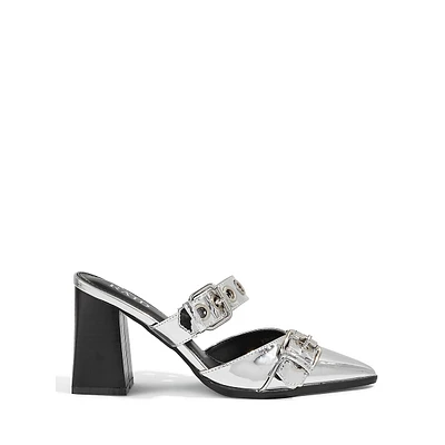Krushh Point-Toe Grommet Slide Sandals