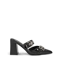 Krushh Point-Toe Grommet Slide Sandals