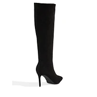 Cremella Tall Pointy Microfibre Boots