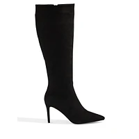 Cremella Tall Pointy Microfibre Boots