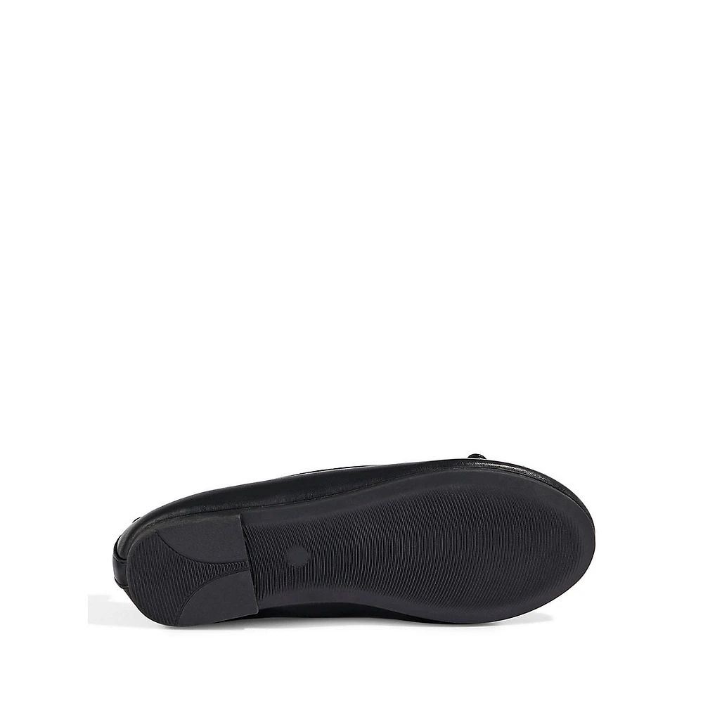 Kid's Daze Bow-Detail Mary-Jane Ballerina Flats