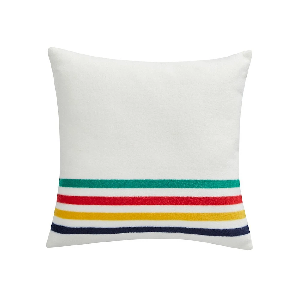 Multistripe Polar Fleece Cushion