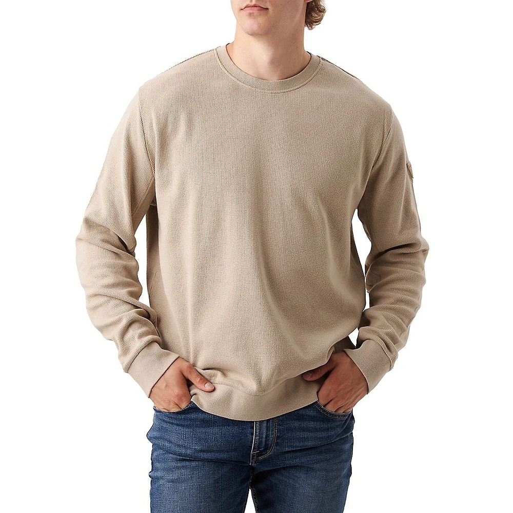 Triangle Rubio Waffle-Knit Sweatshirt