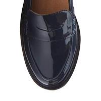 Women's Kacey Patent Leather Penny Loafers