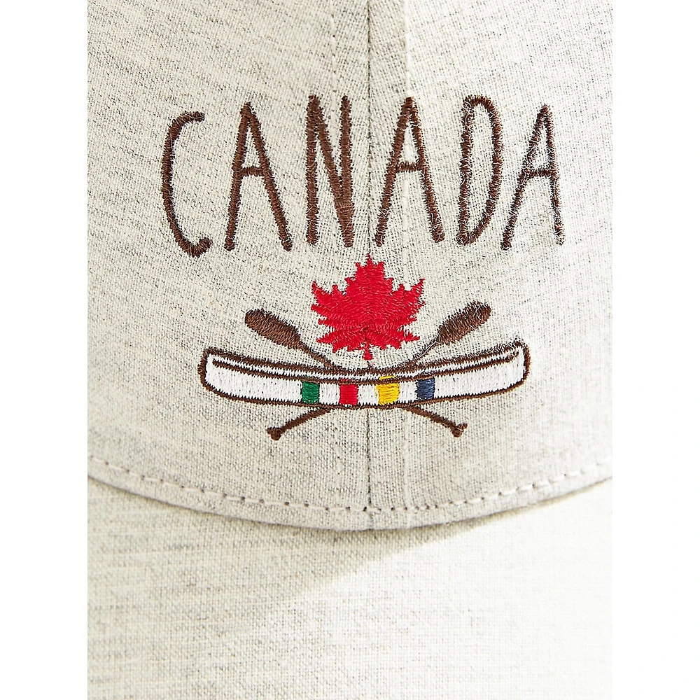 Canada Canoe Multistripe Baseball Cap