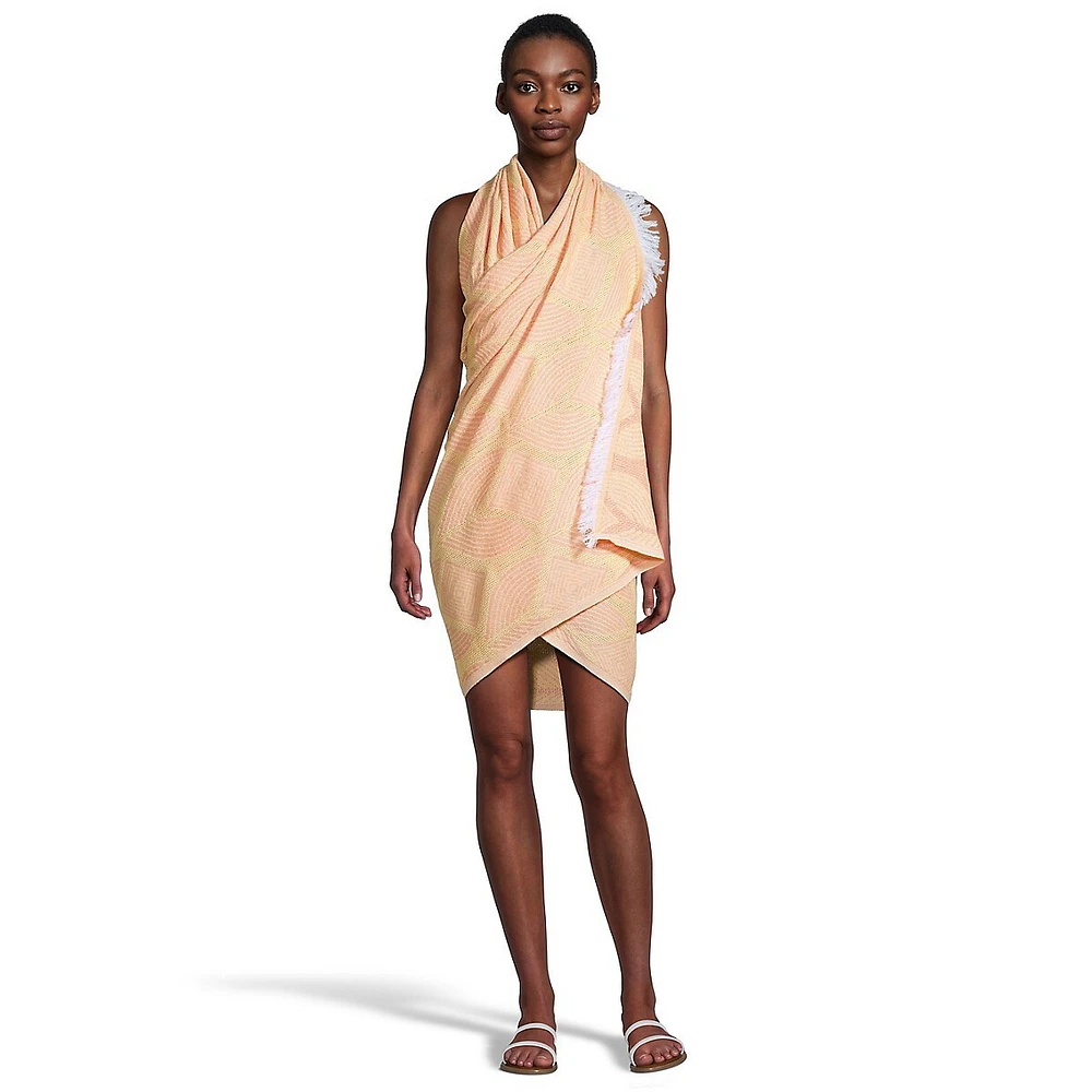 Geometric Lightweight Beach Hamman Towel