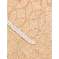 Serviette de plage légère de style hammam à motif géométrique