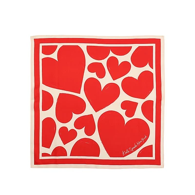 Sweet Hearts Silk Bandana