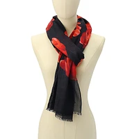 Charming Rose Oblong Scarf