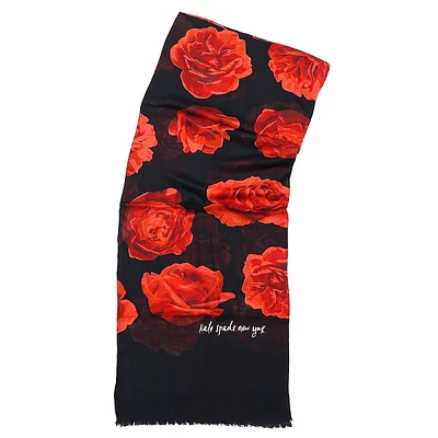 Charming Rose Oblong Scarf