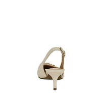 Tienna Chain-Detailed Slingback Dress Pumps