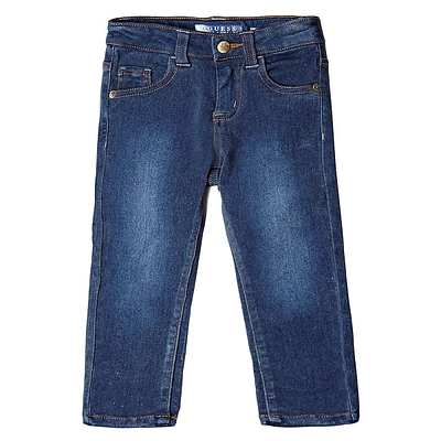 Girl's Core Medium-Wash Skinny Jeans