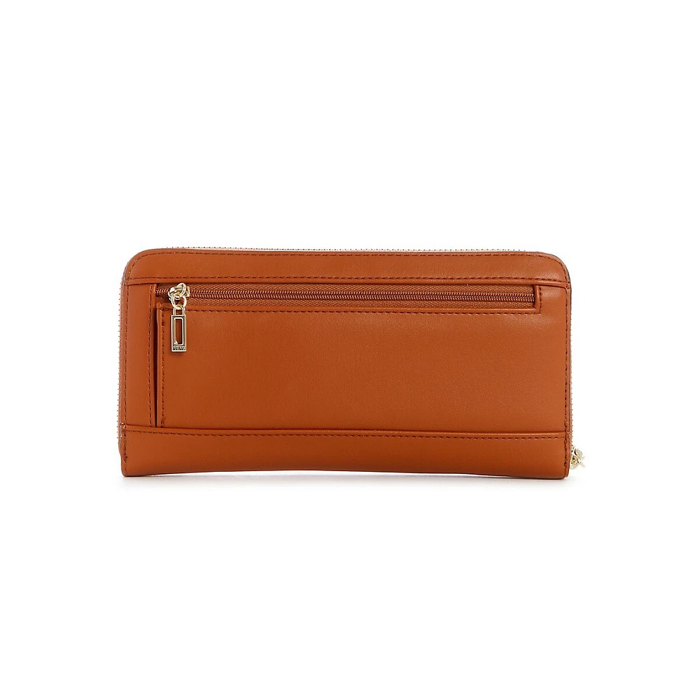 Large Zip-Around Wristlet Wallet