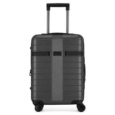 Valise à roulettes rigide de 21,3 pouces de Hamburg Luggage