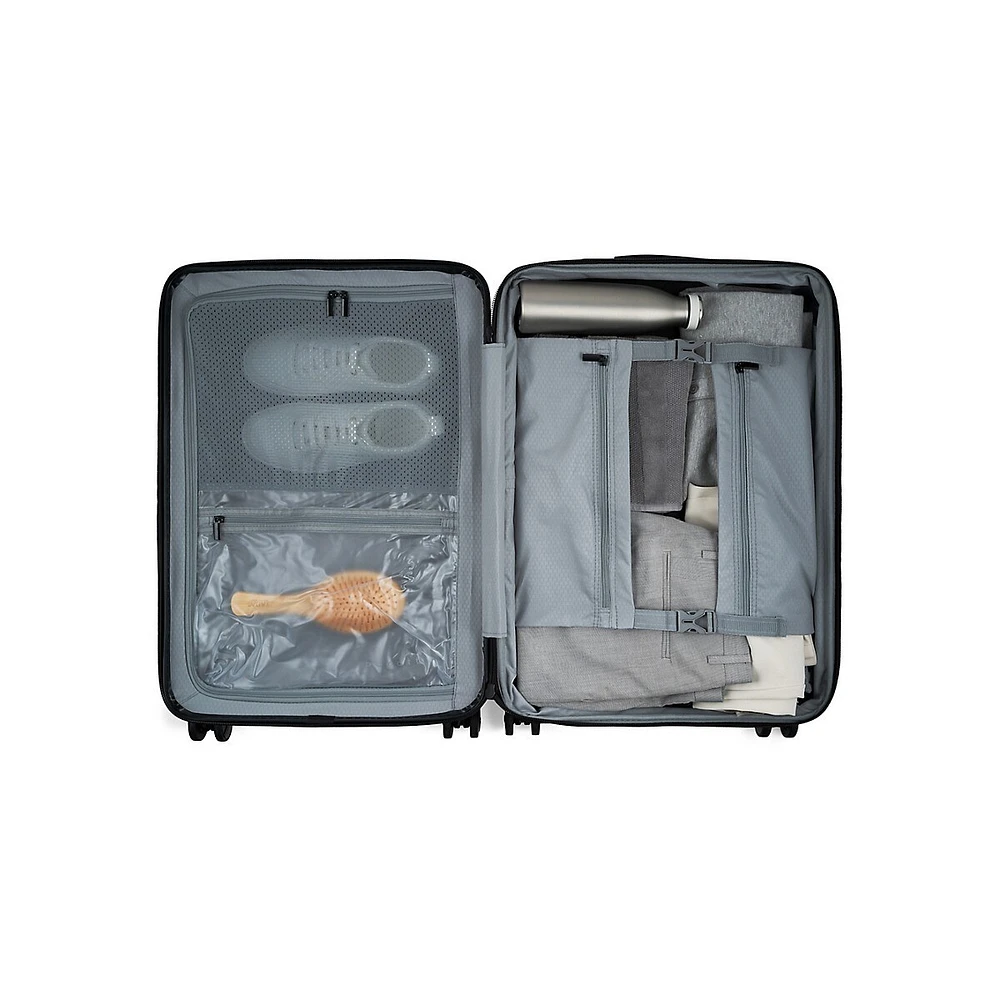 Hamburg Luggage 21.3-Inch Carry-On Hardside Spinner Suitcase