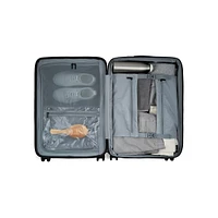 Hamburg Luggage 21.3-Inch Carry-On Hardside Spinner Suitcase